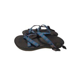 Chaco Womens Z/Volv 2 Sandals Size 8 Blue & Gray Strappy Comfort Footwear
